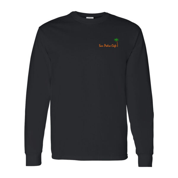Gildan - Heavy Cotton™ Long Sleeve T-Shirt - Embroidered Logo Thumbnail