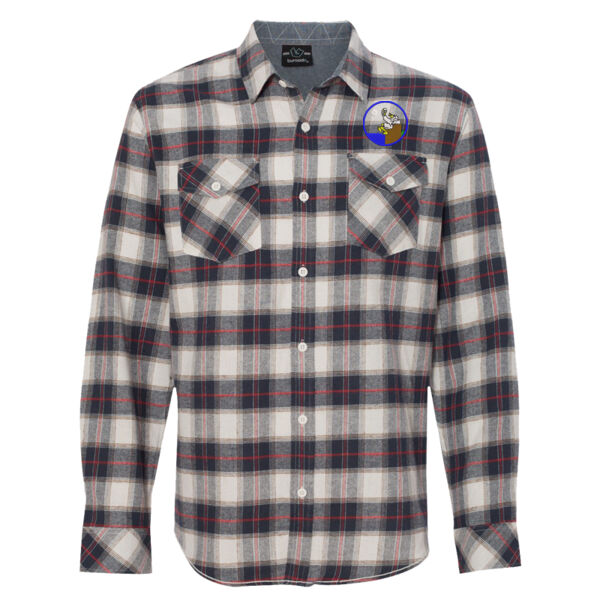 Burnside - Yarn-Dyed Long Sleeve Flannel Shirt - Embroidered Logo Thumbnail