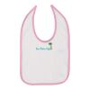 Infant Contrast Trim Premium Jersey Bib Thumbnail