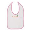 Infant Contrast Trim Premium Jersey Bib Thumbnail