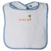 Infant Contrast Trim Terry Bib Thumbnail